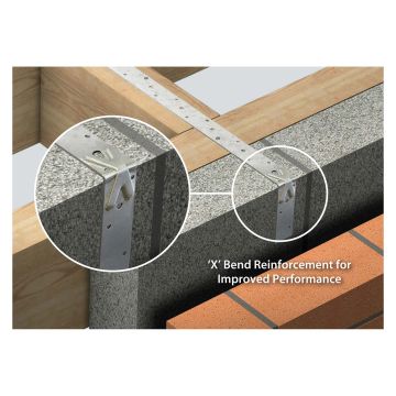 Heavy Duty Engineered Bent Strap 1200mm