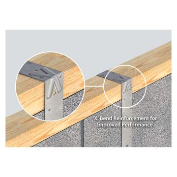 Light Duty Engineered Bent Strap 1000mm