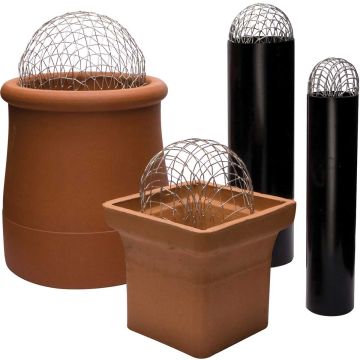 Galvanised Wire Balloon Chimney Cowl 225mm